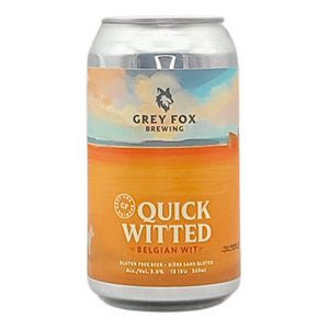 Grey Fox Brewing Quick Witted Wit Gluten Free