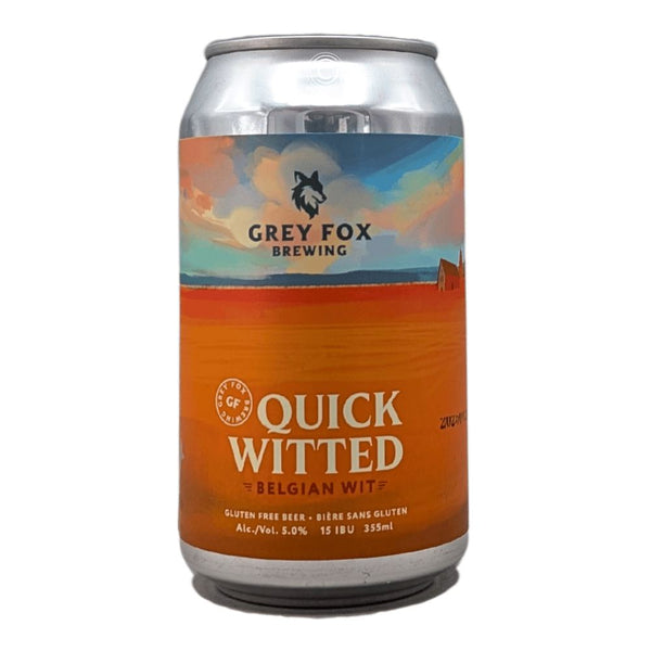 Grey Fox Brewing Quick Witted Wit Gluten Free