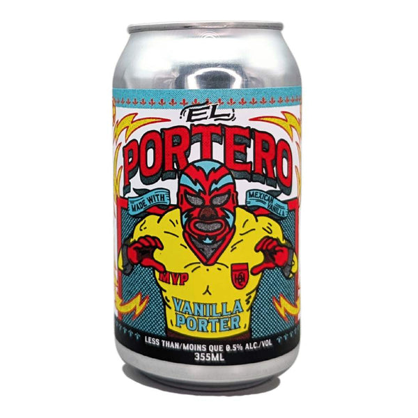 Harmon's Non-Alc Craft Brewing El Portero Non-Alcoholic Vanilla Porter