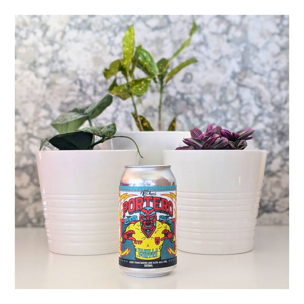 Harmon's Non-Alc Craft Brewing El Portero Non-Alcoholic Vanilla Porter