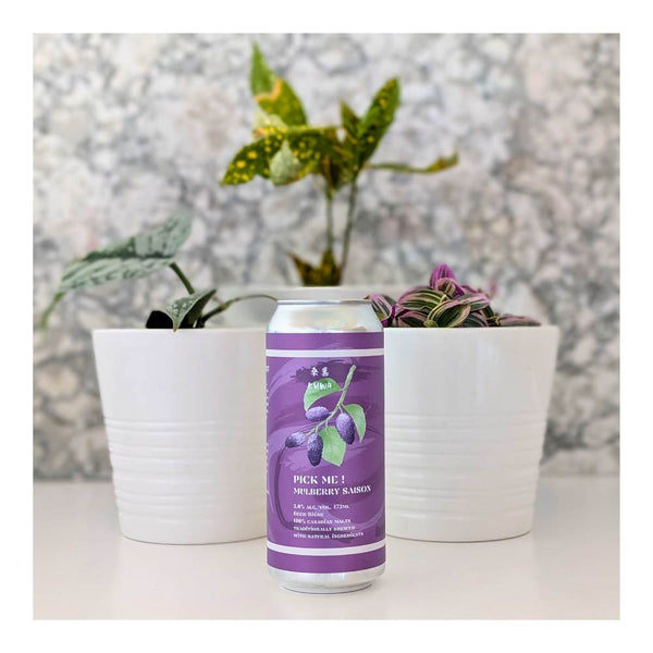 Hermit's Brewery Pick Me! Mulberry Saison