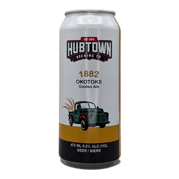 Hub Town Brewing Co. 1882 Okotoks Golden Ale