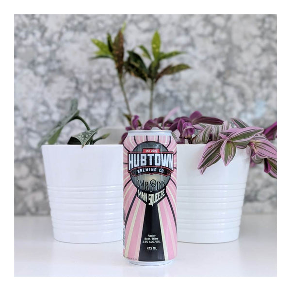 Hub Town Brewing Co. Mr. Pink's Main Squeeze Radler