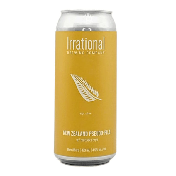 Irrational Brewing Company Chur: New Zealand Pseudo Pils