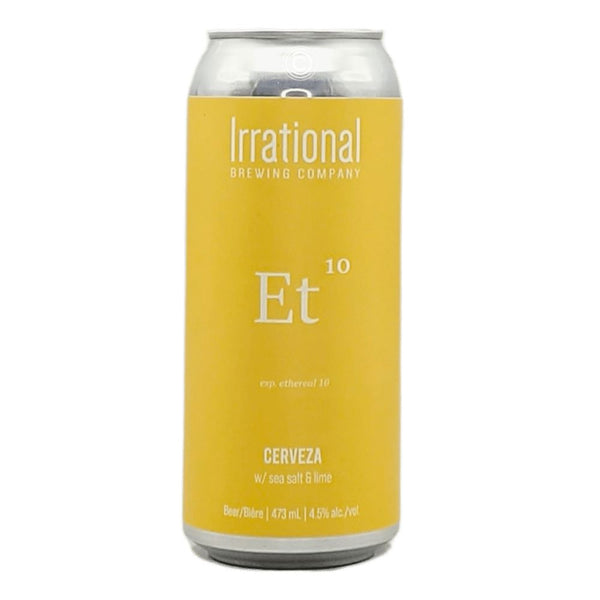 Irrational Brewing Company Exp. Ethereal 10 Cerveza w/ Sea Salt & Lime