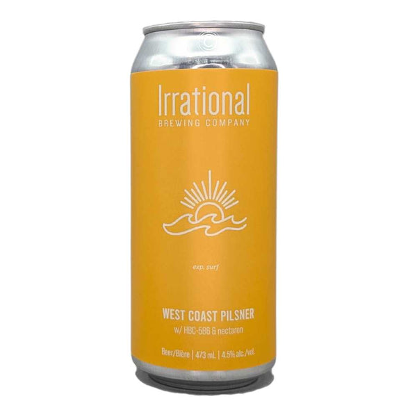 Irrational Brewing Company Exp. Surf: West Coast Pilsner