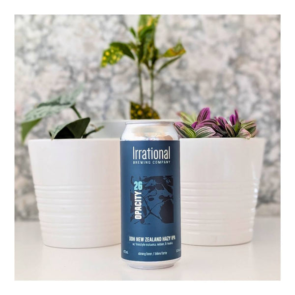 Irrational Brewing Company Exp. Opacity 26 DDH New Zealand Hazy IPA