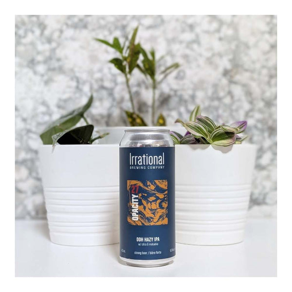 Irrational Brewing Company Exp. Opacity 27 DDH Hazy IPA