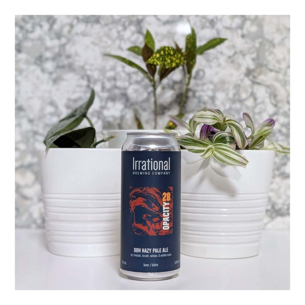 Irrational Brewing Company Exp. Opacity 28 DDH Hazy Pale Ale