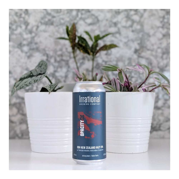 Irrational Brewing Company Exp. Opacity 29 DDH New Zealand Hazy IPA