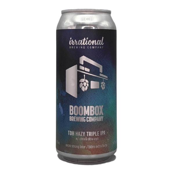 Irrational Brewing Company x Boombox Brewing Company TDH Hazy Triple IPA