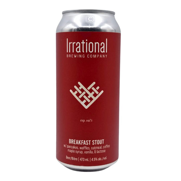 Irrational Brewing Company Exp. Val's Breakfast Stout