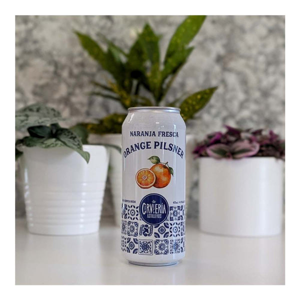 La Cerveceria Astilleros Naranja Fresca Orange Pilsner