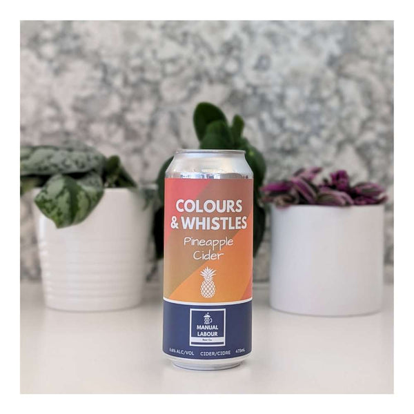 Manual Labour Beer Co. Colours & Whistles Pineapple Cider