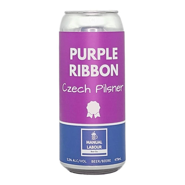 Manual Labour Beer Co. Purple Ribbon Czech Pilsner