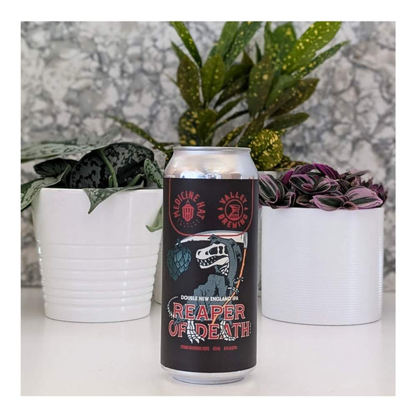 Medicine Hat Brewing Company x Valley Brewing Reaper of Death 6.0 Double New England IPA
