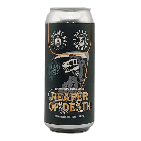 Medicine Hat Brewing Company x Valley Brewing Reaper of Death 5.0 Double New England IPA