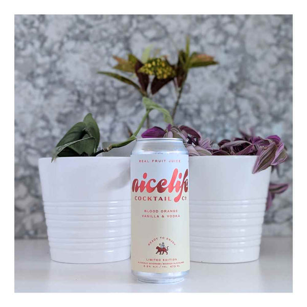 NiceLife Cocktail Co. Blood Orange Vanilla & Vodka Cocktail