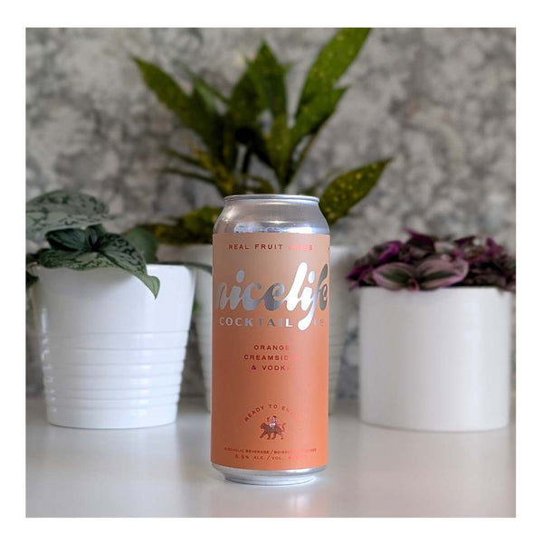 NiceLife Cocktail Co. Orange Creamsicle & Vodka Cocktail