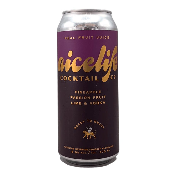 NiceLife Cocktail Co. Pineapple Passion Fruit Lime & Vodka Cocktail