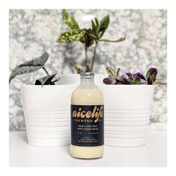 NiceLife Cocktail Co. Rum & Eggnog with Tonka Bean Rum Cocktail