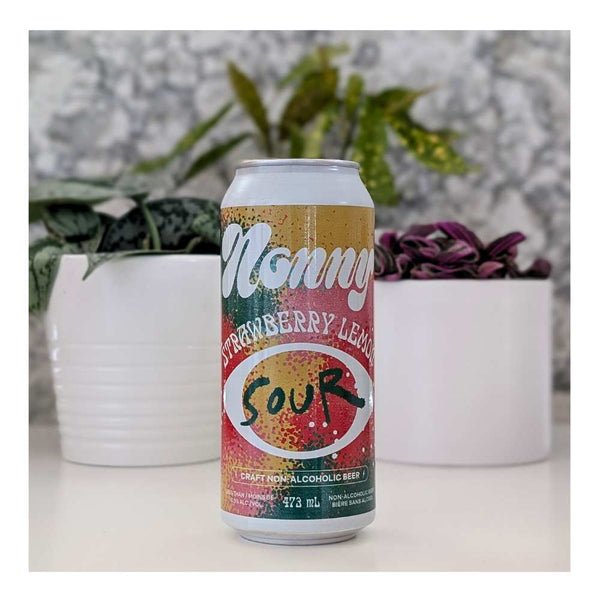 Nonny Beer Strawberry Lemon Sour Non-Alcoholic