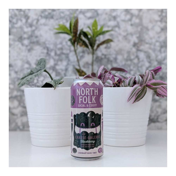 North Folk Cidery La Chasse Galerie Blackberry Cider