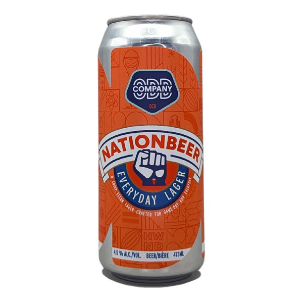 Odd Company Brewing Nationbeer Everyday Lager