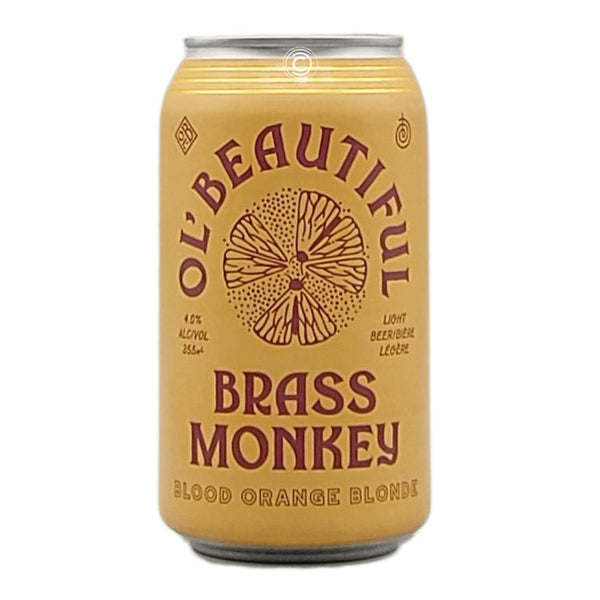 Ol' Beautiful Brewing Company Brass Monkey Blood Orange Blonde