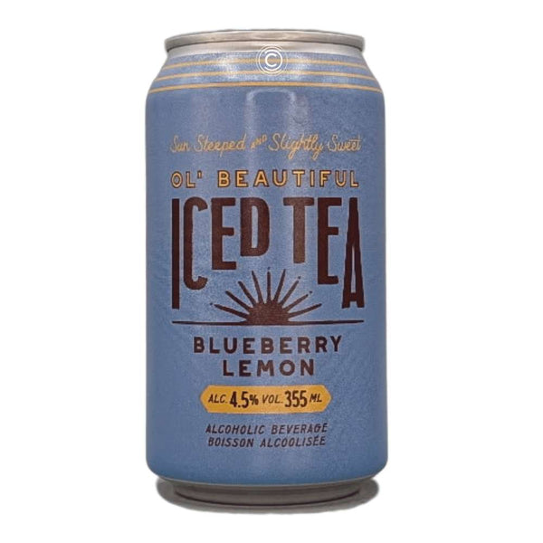 Ol' Beautiful Brewing Company Blueberry Lemon Hard Iced Tea