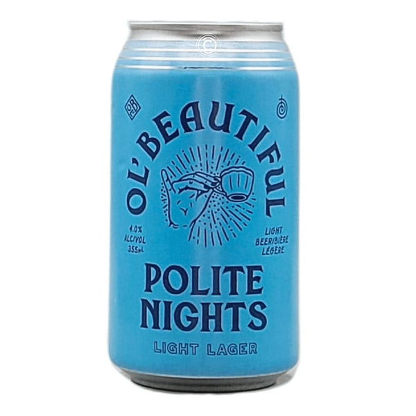 Ol' Beautiful Brewing Company Polite Nights Light Lager