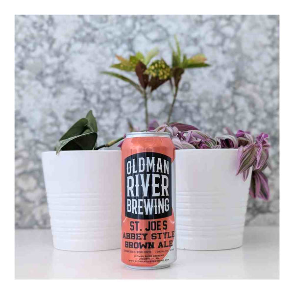 Oldman River Brewing St. Joe Abbey's Brown Ale