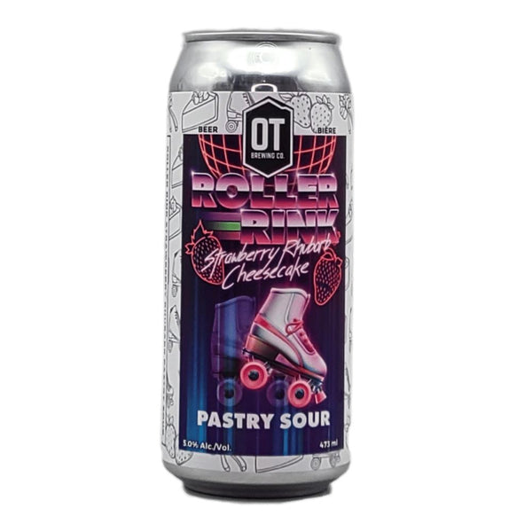 OT Brewing Company Roller Rink Strawberry Rhubarb Cheesecake Pastry Sour