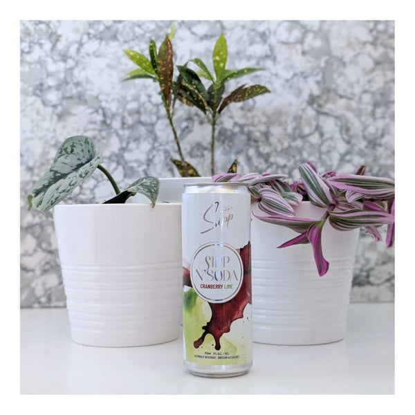 Phantom Light Distillery Inc. Sipp N' Soda Cranberry Lime Cocktail
