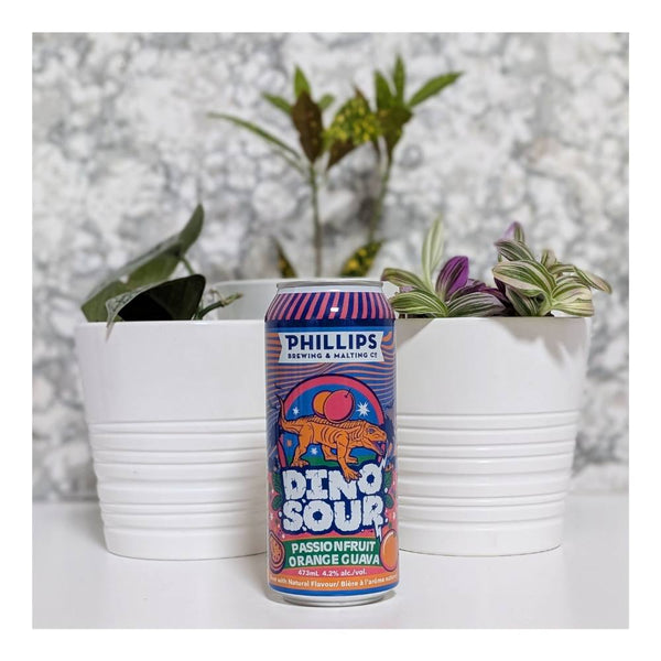 Phillips Brewing & Malting DinoSour Passionfruit Orange Guava Sour