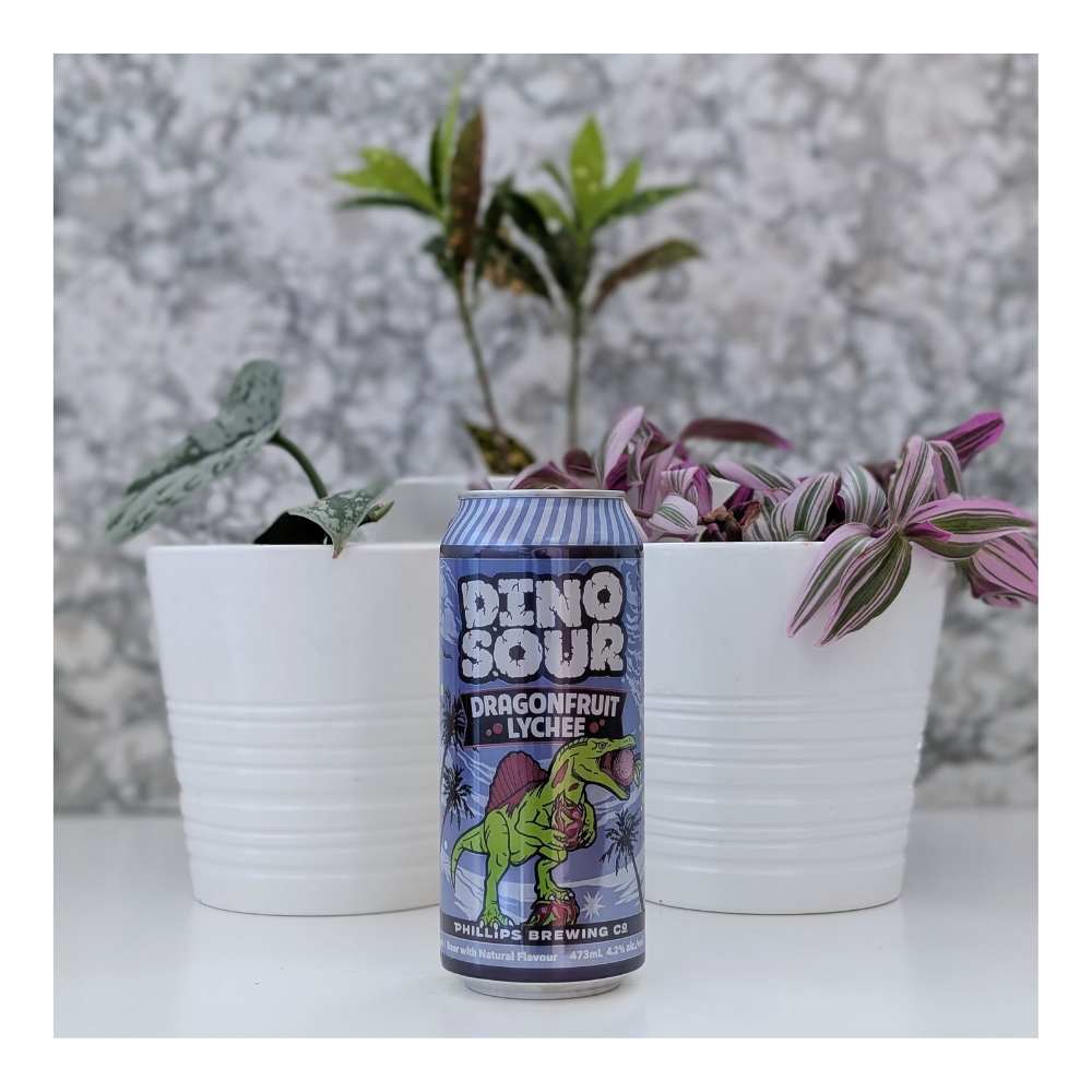 Phillips Brewing & Malting DinoSour Dragonfruit Lychee Sour