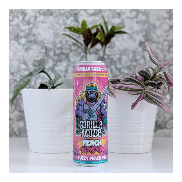 Phillips Brewing Gorilla Mode Peach Slayer Hazy IPA