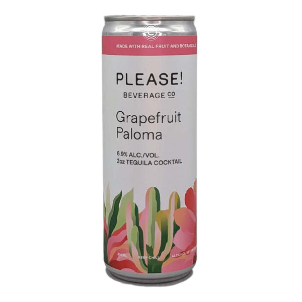 Please! Beverage Co. Grapefruit Paloma Tequila Cocktail
