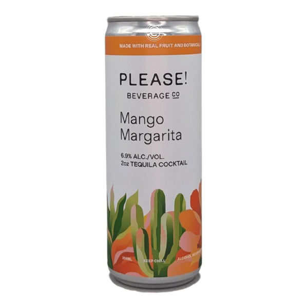 Please! Beverage Co. Mango Margarita Tequila Cocktail