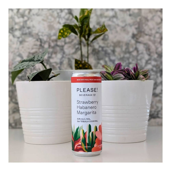 Please! Beverage Co. Strawberry Habanero Margarita Tequila Cocktail
