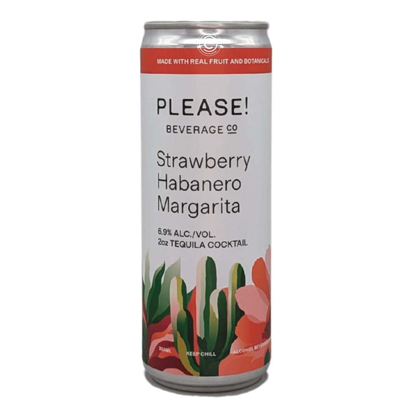 Please! Beverage Co. Strawberry Habanero Margarita Tequila Cocktail