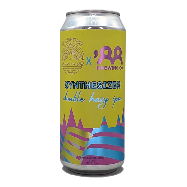 Polyrhythm Brewing x Eighty-Eight Brewing Company Synthesizer Hazy Double IPA