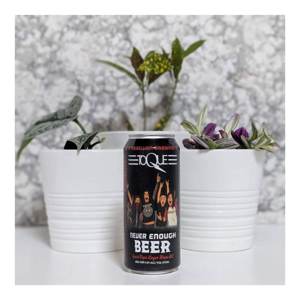 Rebellion Brewing Co. Never Enough Beer