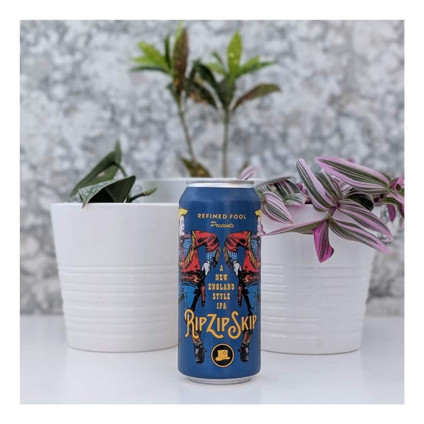 Refined Fool Brewing Company Rip Zip Skip Hazy IPA