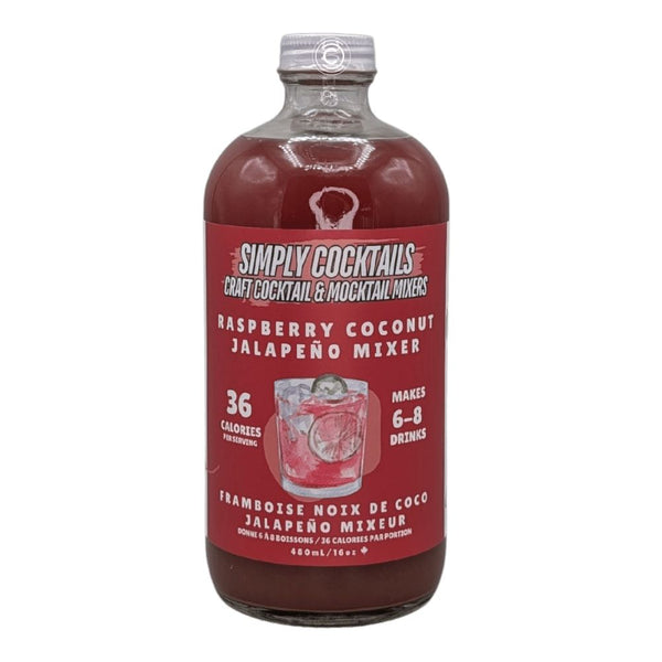 Simply Cocktails Inc. Raspberry Coconut Jalapeno Mixer Non-Alcoholic