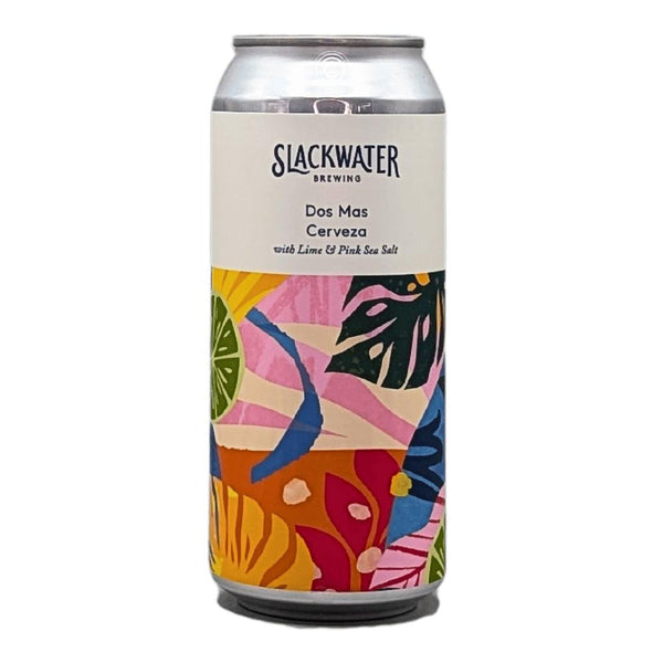 Slackwater Brewing Dos Mas Cerveza with Lime & Pink Sea Salt