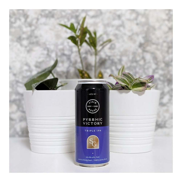 Small Gods Brewing Co. x Field House Brewing Co. Pyrrhic Victory Triple IPA