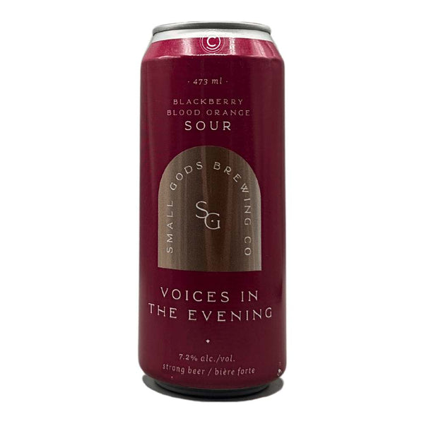 Small Gods Brewing Co. Voices in the Evening Blackberry Blood Orange Sour