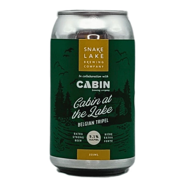 Snake Lake Brewing Company x Cabin Brewing Co. Cabin at the Lake Belgian Tripel