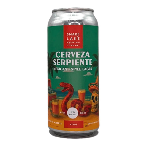 Snake Lake Brewing Company Cerveza Serpiente Mexican Style Lager